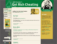 Tablet Screenshot of getrichcheating.com